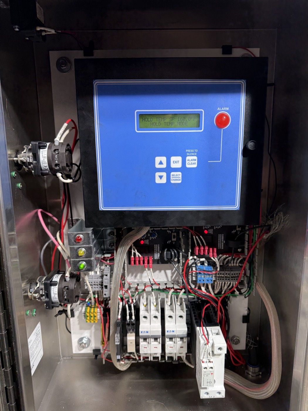 WL4 control enclosure with diagnostics and industrial heater controls
